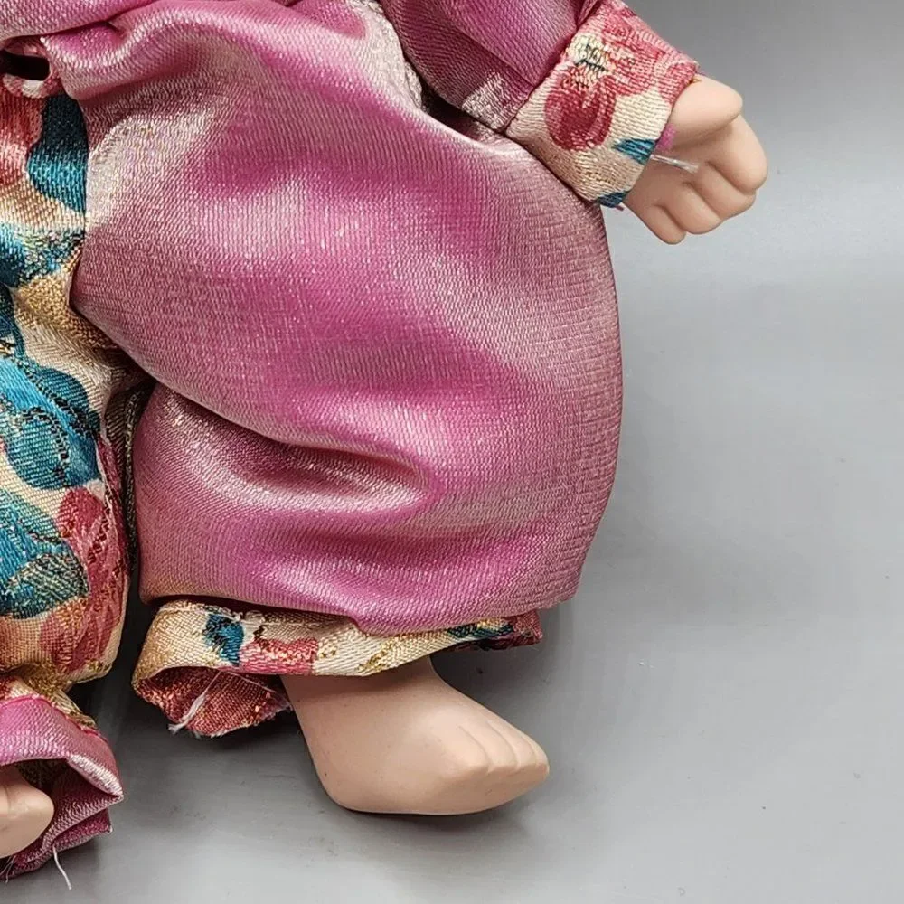 Italian Venetian Porcelain Carnival Harlequin Doll 11 inches